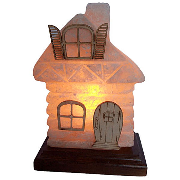 Сказочный домик маленький Соляной светильник 2,5 кг Ваше Здоровье