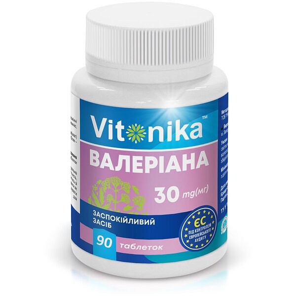 Валериана 30 мг №90 Vitonika