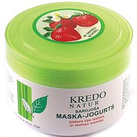 Dzintars Kredo Natur (Дзинтарс Кредо Натур) Питательная маска-йогурт с ароматом клубники 250 мл