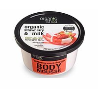 ORGANIC SHOP (Органик шоп) Муcс для тела Земляничный йогурт 250 мл