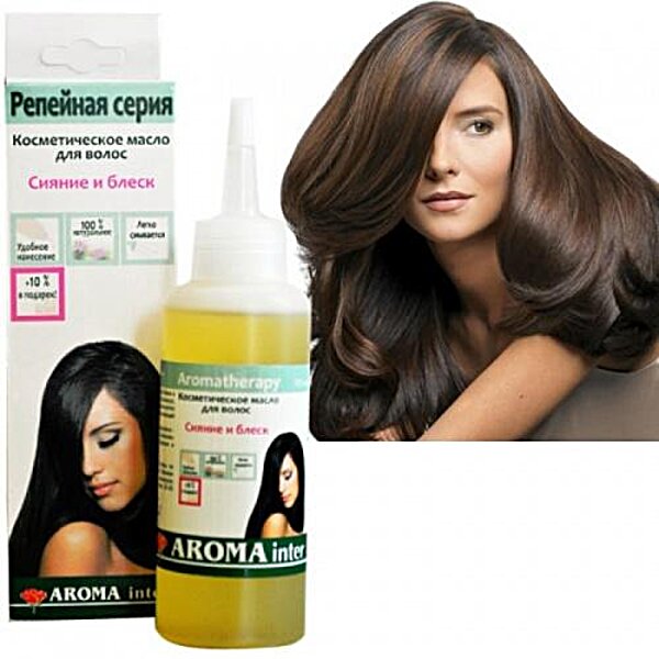 Aroma (Арома) Косметичне масло для волосся Сяйво і блиск 125 мл