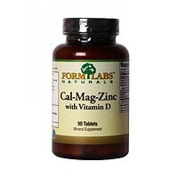 Витамины Cal-Mag-Zinc+Vitamin D FORM LABS Naturals 90 табл