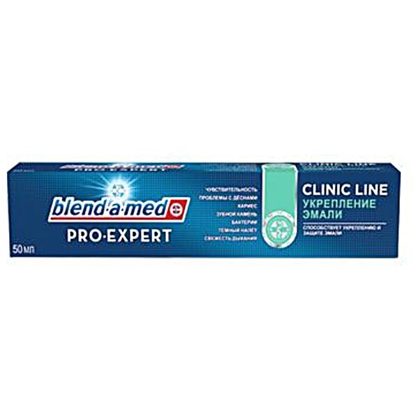 Зубная паста Blend-A-Med Pro-Expert Clinic Line, Укрепление эмали, 50 мл							