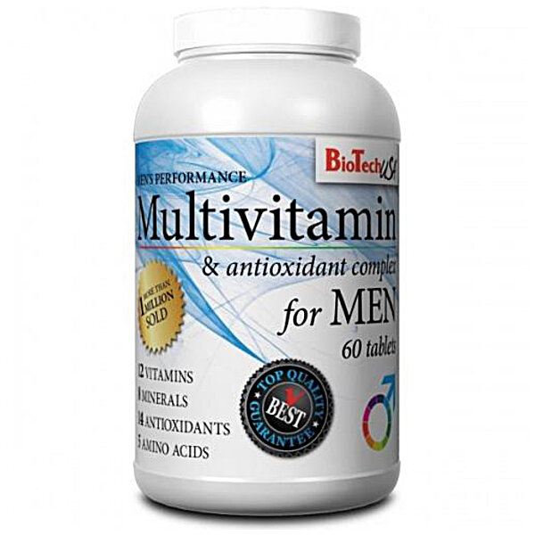 Вітаміни Multivitamin for Men ( MEN'S PERFORMANCE ) BioTech 60 таб