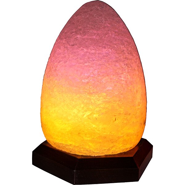 Соляной светильник "Капля" (3-4 кг) с цветной лампой "Saltlamp"