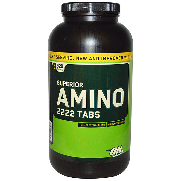 Амінокислоти ON Amino 2222 320 табл. Optimum Nutrition