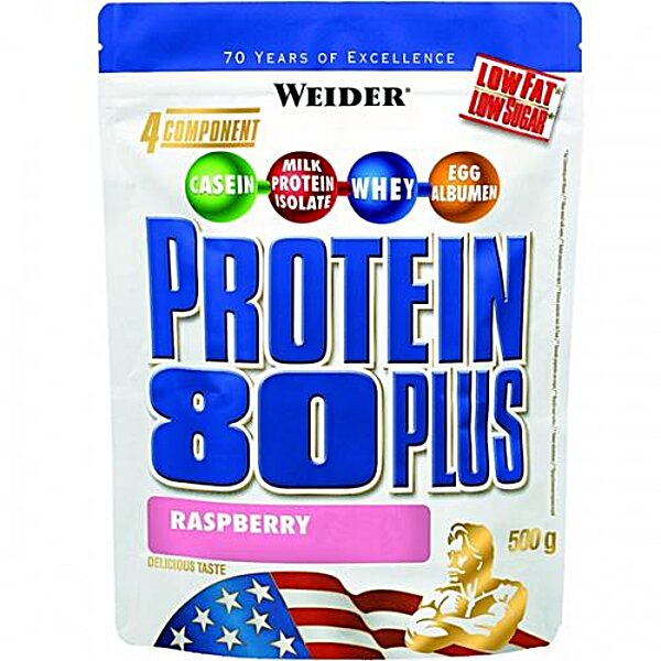 Протеїн Protein 80+ Малина WEIDER 500 гр