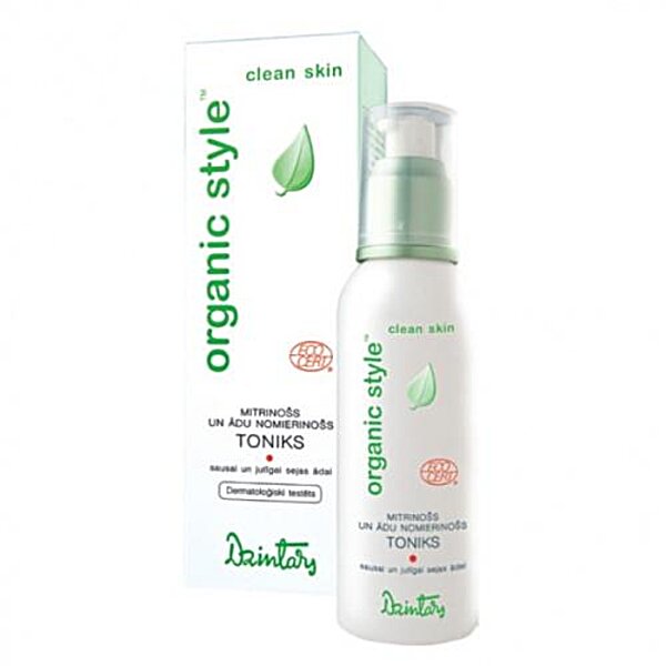 Dzintars Organic Style clean skin ( Дзінтарс Органік Стайл Клин Скін ) Зволожуючий і заспокійливий шкіру тонік для сухої і чутливої шкіри обличчя 150