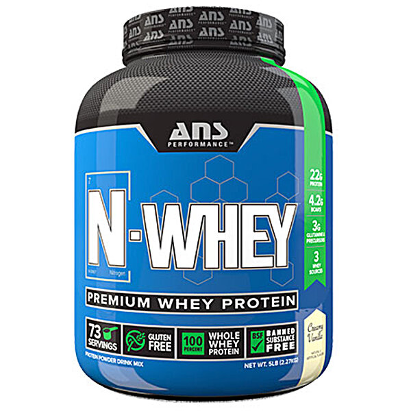 Сывороточный протеин N-WHEY сливочная ваниль 2,27 кг ANS Performance