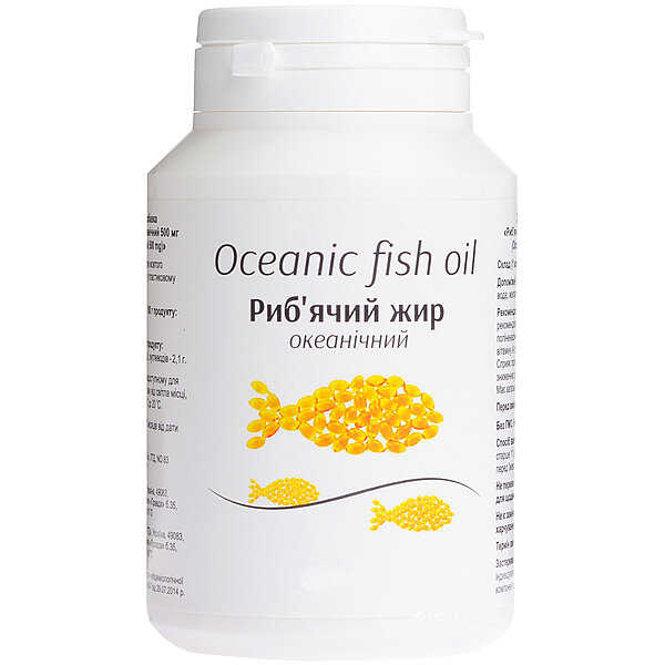 Рыбий жир Океанический 500 мг №60 Орландо 