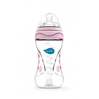 Бутылочка для кормления Nuvita Mimic 250 мл 3м+ Антиколиковая, розовая NV6030Pink