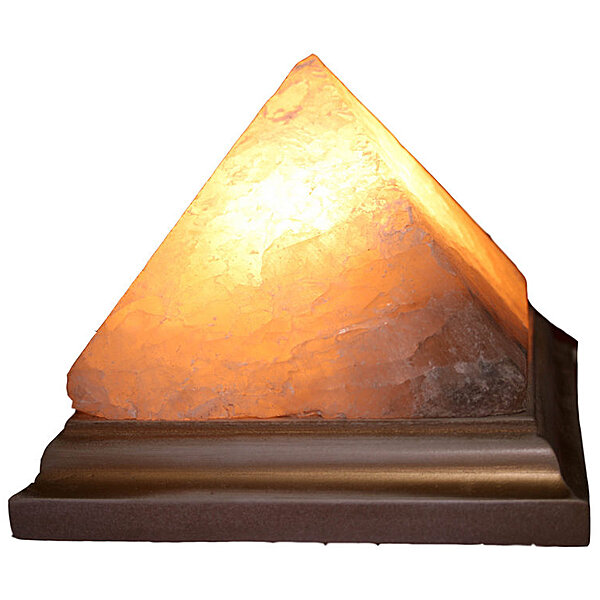 Соляной светильник "Пирамида энергетическая" (1,5 кг) "Ваше здоровье"