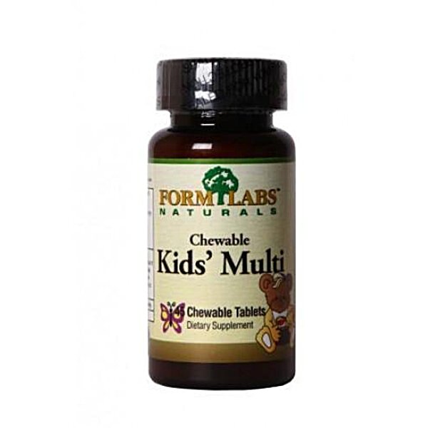 Витамины детские жевательные Kids Multivitamin FORM LABS Naturals 90 табл