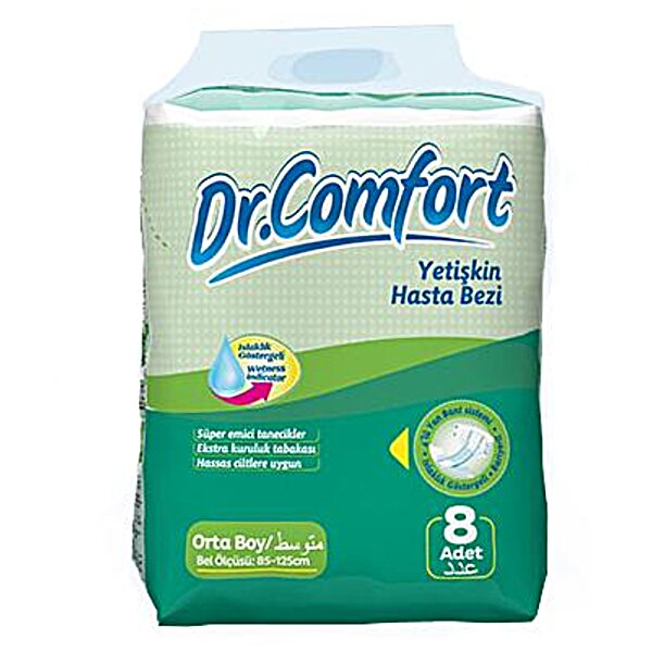 Подгузники для взрослых DR Comfort, упаковка Standart M (8 шт.)