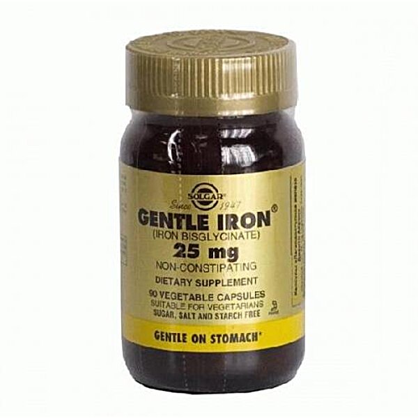 Легкодоступное железо Джентл Айрон  (Gentle Iron) Солгар №90