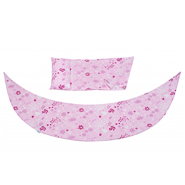 Набор аксессуаров для подушки Nuvita DreamWizard (наволочка, мини-подушка) Розовый NV7101Pink