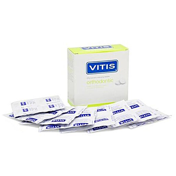 Таблетки для очищення ортодонтичних конструкцій Vitis Orthodontic DENTAID