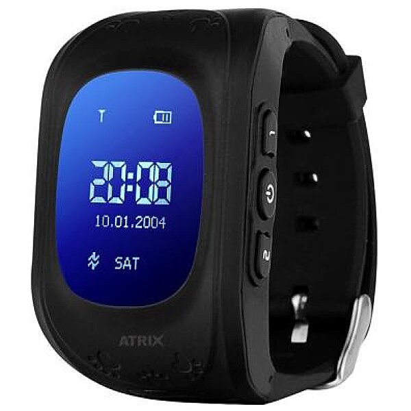 Умные часы детские Smartwatch iQ300 GPS ATRIX black
