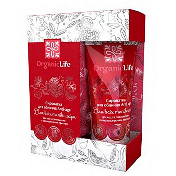 OrganicLife (Органик лайф) Сыворотка для лица Anti-age 30 мл