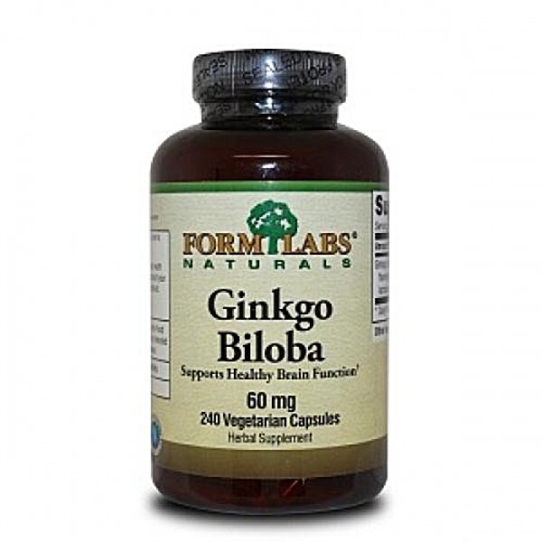 Витамины Gingko Biloba FORM LABS Naturals 60 мг 240 капс
