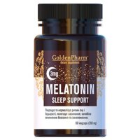 Мелатонин 3 мг капсулы №60 Голден Фарм