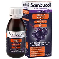 Sambucol Immuno Forte Liquid 120мл. (Самбукол сироп для дорослих та дітей)
