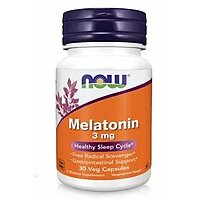 Мелатонін від безсоння (MELATONIN) №30 3 мг NOW FOODS