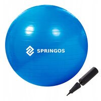 Мяч для фитнеса (фитбол) Springos 85 см Anti-Burst FB0009 Blue S49-2408