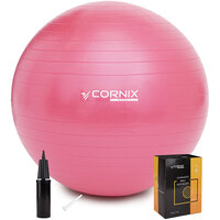 Мяч для фитнеса (фитбол) Cornix 55 см Anti-Burst XR-0017 Pink S49-3808