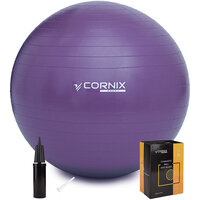 Мяч для фитнеса (фитбол) Cornix 65 см Anti-Burst XR-0022 Violet S49-3813