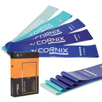 Резинки для фитнеса Cornix Mini Power Band набор 5 шт 1-20 кг XR-0047 S49-3838