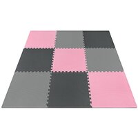 (ласточкин мат-пазл хвост) 4FIZJO Mat Puzzle EVA 180 x 180 x 1 cм 4FJ0157 Black/Grey/Pink S49-2264