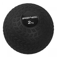 Слэмбол (медицинский мяч) для кроссфита SportVida Slam Ball 2 кг SV-HK0344 Black S49-2375
