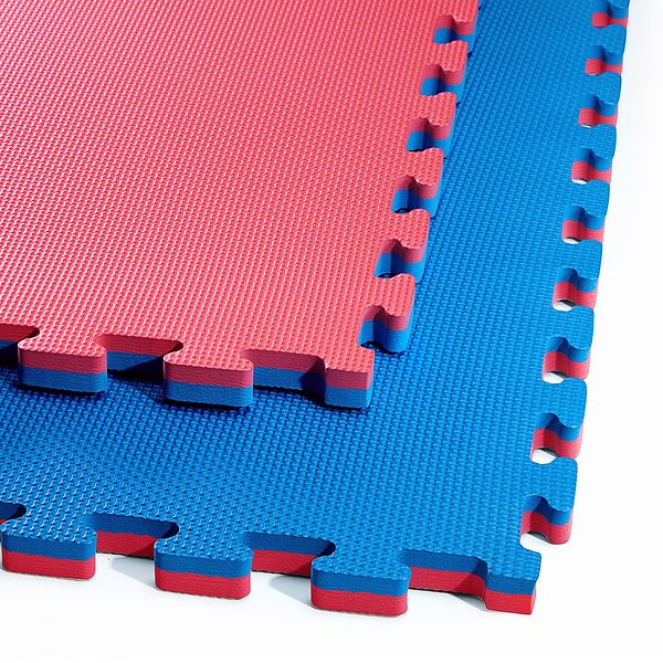 (ласточкин мат-пазл хвост) 4FIZJO Mat Puzzle EVA 100 x 100 x 2 cм 4FJ0167 Blue/Red S49-2274