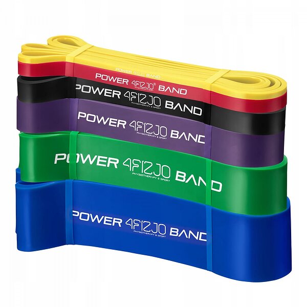 Эспандер-петля 4FIZJO Power Band 6-46 кг (резина для фитнеса и спорта) набор 6 шт 4FJ0064 S49-1892