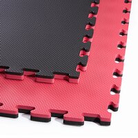 (ласточкин мат-пазл хвост) 4FIZJO Mat Puzzle EVA 100 x 100 x 2 cм 4FJ0168 Black/Red S49-2275