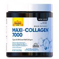 Био-добавка Maxi-Collagen C and A+ Biotin 213 г порошок Country Life