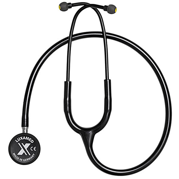 Стетоскоп кардіологічний з нержавіючої сталі, LuxaScope Sonus CX, чорний, Luxamed S52-519