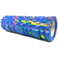 Роллер массажный EasyFit Grid Roller Multi 30 см синий S53-1377