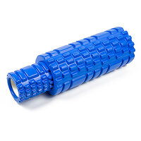 Ролик массажный EasyFit Grid Roller Double 33 см Синий S53-1415