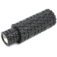 Ролик массажный EasyFit Grid Roller Double 33 см Черный S53-1414