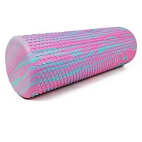 Ролик массажный EasyFit Foam Roller 45 см двухцветный Розовый-мятный S53-1206