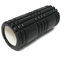 Ролик массажный EasyFit Grid Roller 33 см v.1.0 Черный S53-1157