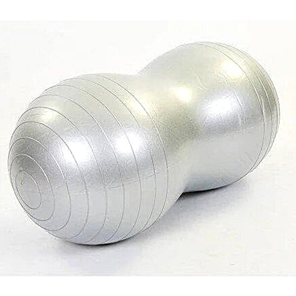 Мяч для фитнеса EasyFit Peanut 45х90 см серый (фитбол орех-арахис) S53-1528