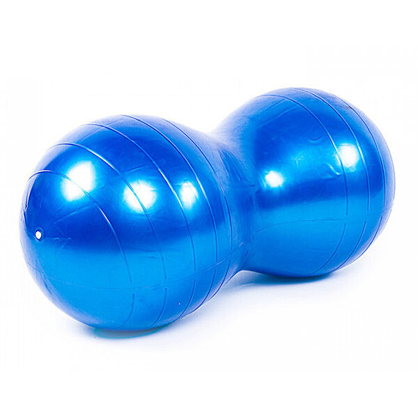 Мяч для фитнеса EasyFit Peanut 45х90 см синий (фитбол орех-арахис) S53-1529