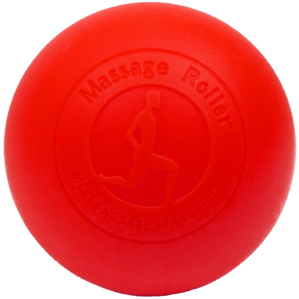 Мячик массажный EasyFit каучук 6.5 см красный S53-1495