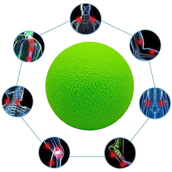 Мячик массажный EasyFit TPR 6 см зеленый S53-1251
