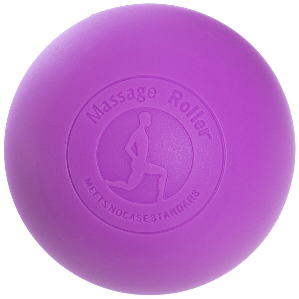 Мячик массажный EasyFit каучук 6.5 см фиолетовый S53-1497
