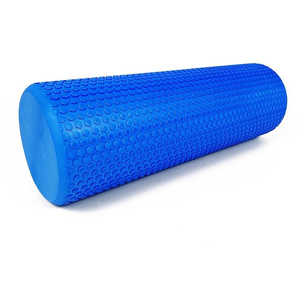 Ролик массажный EasyFit Foam Roller 45 см Синий S53-1199