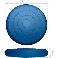 Массажная балансировочная подушка гладкая EasyFit Balance Cushion Темно-синий S53-1435